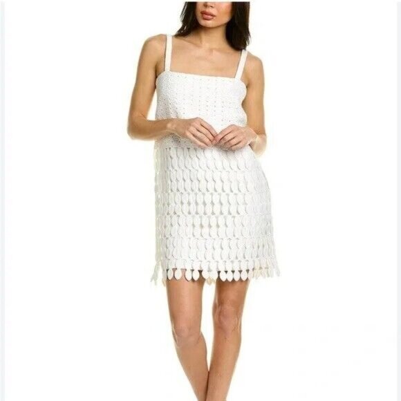 Alexis Velies White Dress Large New - Picture 4 of 9